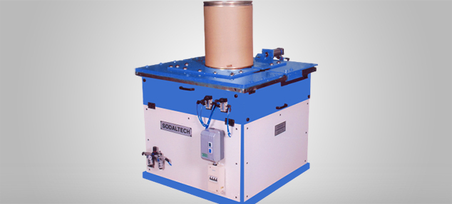 FIBRE DRUM BOTTOM LID FIXING MACHINE