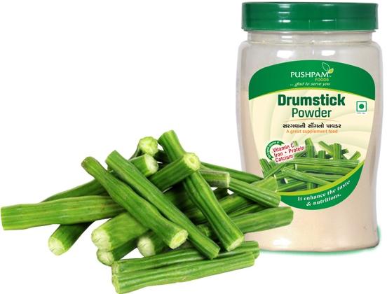 Pushpam Organic drumstick powder, Packaging Type : Plastic Bottle