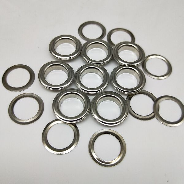 Round Polished Iron Eyelets, for Curtains, Garments, Shoe, Feature : Lightweight