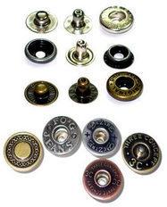 Metal Polished Jeans Rivet Buttons, Feature : Light Weight