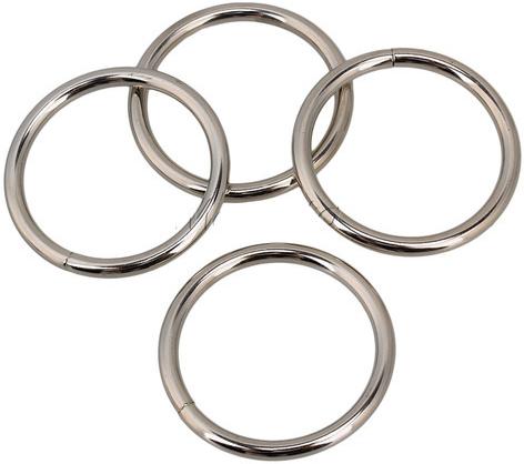 Round Polished Stainless Steel O Rings, for Industrial Use, Length : 5-10inch