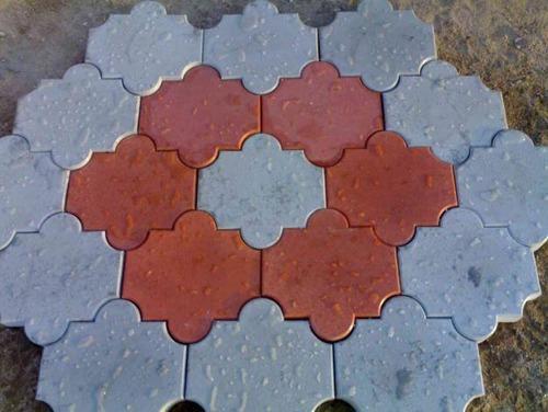 Clay Interlocking Bricks, for Partition Walls, Color : Red
