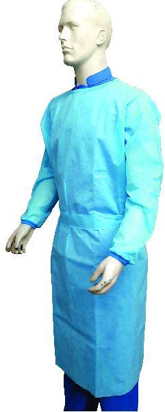 Cotton non-woven Disposable Surgical Gown, for Hospital Wear, Size : Standard