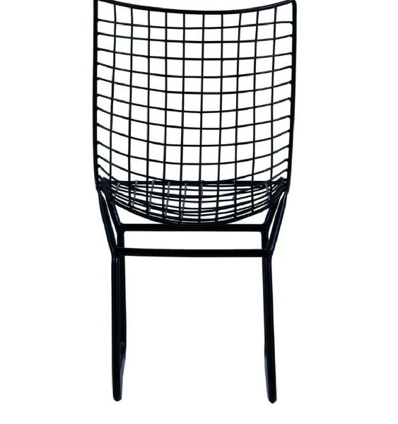 Metal Grill Chair in Black Color, for Hotel, Restaurant, Feature ...