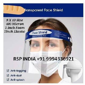 TRANSPARENT FACE SHIELD