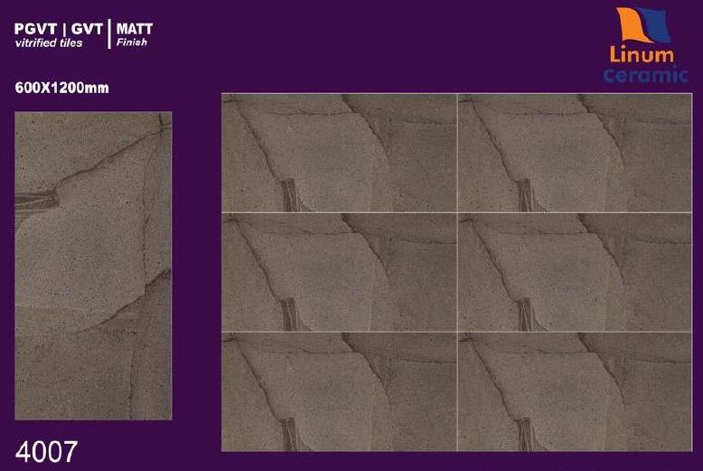 600x1200mm Matt Finish Series GVT-PGVT Vitrified Floor Tiles
