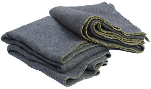Plain Cotton Military Blankets, Technics : Handloom