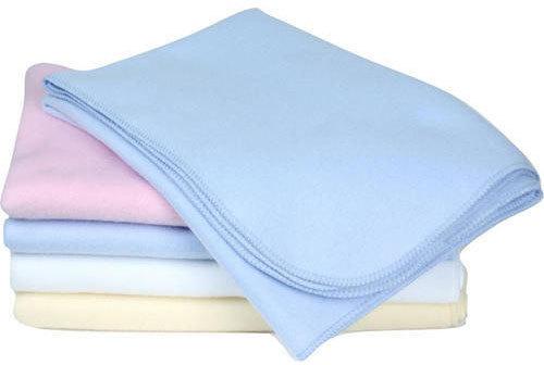 Plain Fleece Soft Baby Blankets, Technics : Machine Made