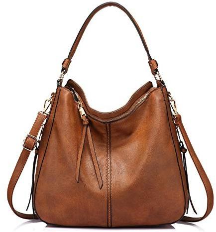 Brown Plain Ladies Shoulder Leather Bag, for Business, Travel, Feature : Resistant To Tear