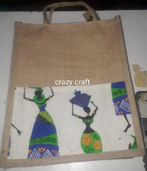 Crazy Craft Trendy Jute Bag Decoration, for Daily Use
