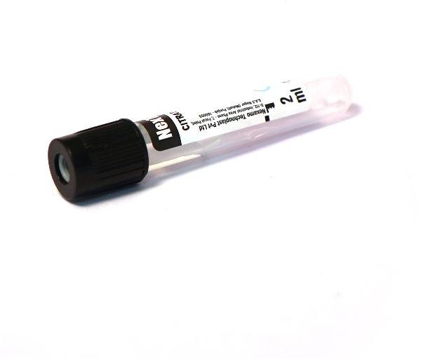 Round NON. VAC SOD.CITRATE 3.8% 1.6ML, for Filling Blood, Feature : Disposable