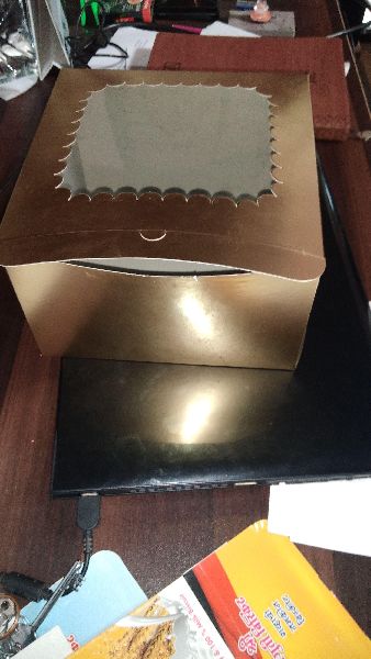 Kraft Paper Plain cake box, Size : Multisize