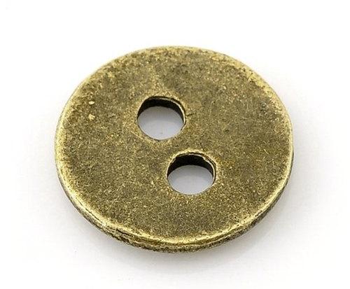 Round Two Hole Sewing Button, for Garments, Feature : Attractive Look