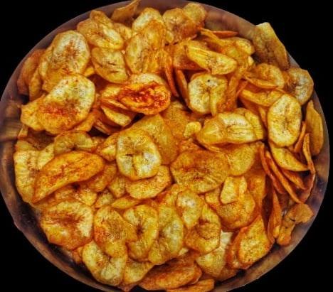 Spicy Banana Chips, for Snacks, Packaging Type : Plastic Packet