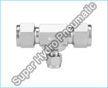 Coated Stainless Steel Compression Reducing Union Tee, for Fittings, Technics : Molding