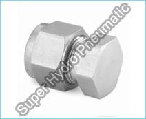 Compression Stainless Steel Cap, Color : Silver