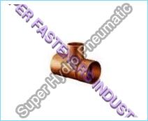 Copper Reducing Tee, for Pipe Fittings, Feature : Durable, Optimum Quality, Smooth Finish