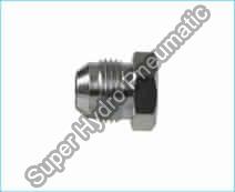 Stainless Steel Jic Male Nut Plug, for Fitting Use, Color : Silver