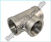 Polished Stainless Steel Tee, for Pneumatic Connections, Feature : Eco Friendly, Excellent Quality