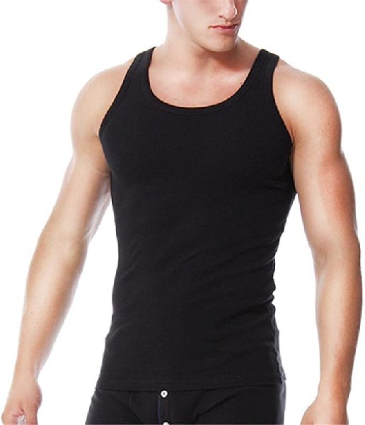 Sleeveless Mens Singlet, Pattern : Plain, Size : XL at Best Price in ...