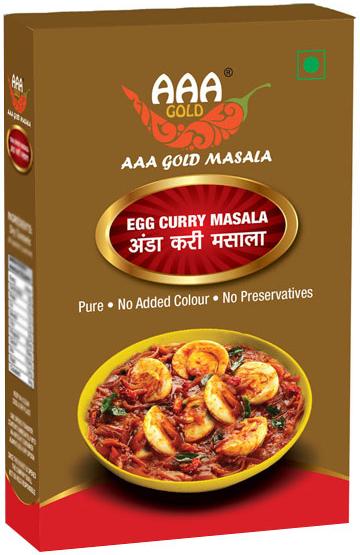 Organic Egg Curry Masala, Packaging Type : Paper Box