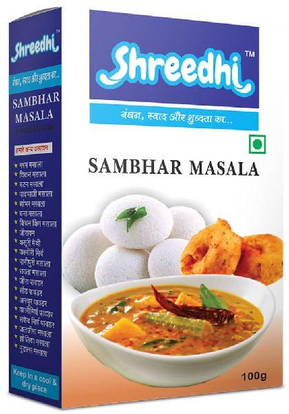 Shreedhi Sambhar Masala, Packaging Type : Paper Box