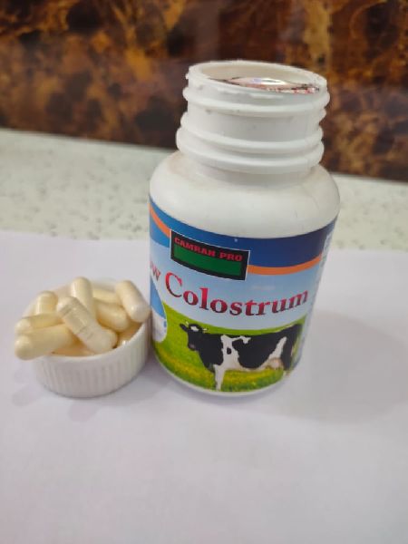 Cow Colostrum Capsules, Packaging Type : Plastic Bottles