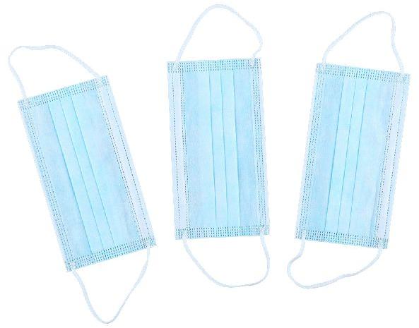 Non Woven Face Mask, for Laboratory, Hospital, Color : Blue