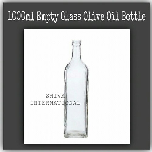 1000ml Olive Oil Glass Bottle, for Cooking, Feature : Fine Purity, Freshness, Hygienically Packed