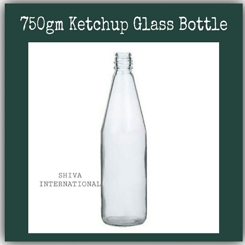 750gm Ketchup Glass Bottle, Color : Transparent