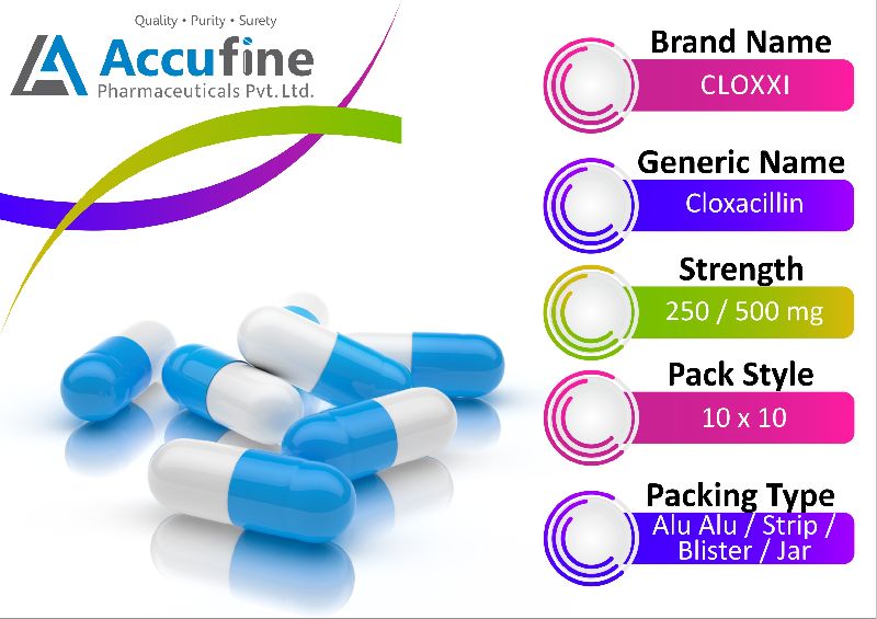 Cloxacillin capsules, Grade Standard : Medicine Grade