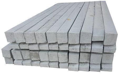 Cement Plain Pole, Color : Grey