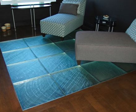 Glass Floor Tiles, for Flooring, Tile Type : Accents, Borders