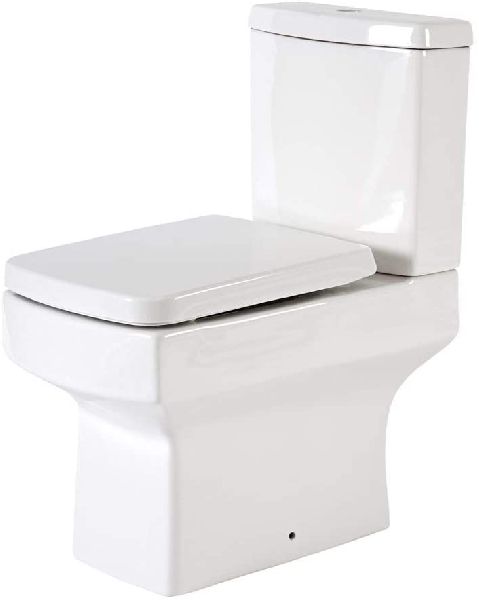 Ceramic Polished Milano Pan Toilet Seat, Color : White