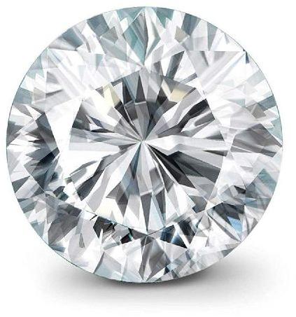Round Polished Faceted Diamonds, for Jewellery Use, Size : Standard