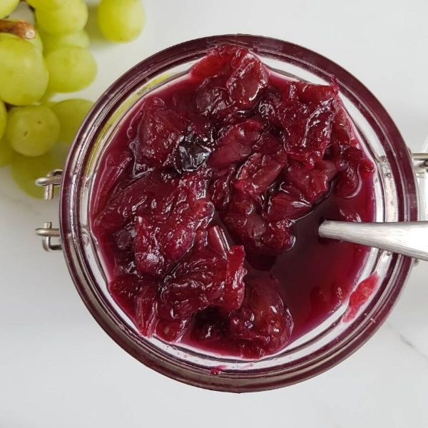 Grapes Jam, for Human Consumption, Form : Gel