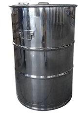 Round Polished Steel Drums, for Storage Use, Feature : Hard Structure
