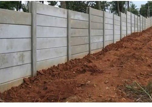 7 Feet RCC Readymade Compound Wall, for Construction, Pattern : Plain