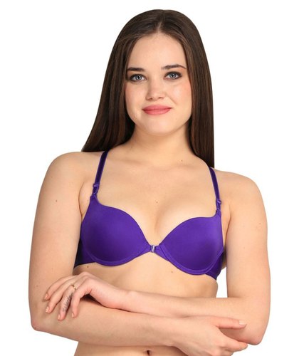 Lycra Cotton Women Push Up Non Padded Bra, Plain at Rs 100/piece in Greater  Noida