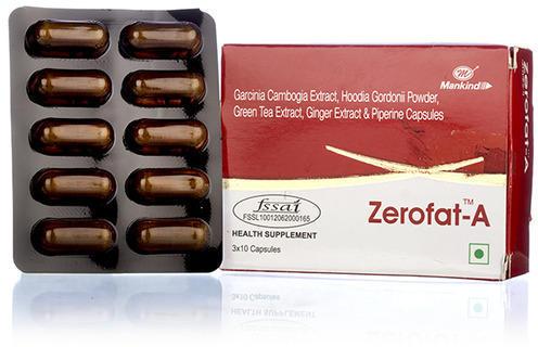 Zerofat A Capsules, Grade Standard : Medicine Grade