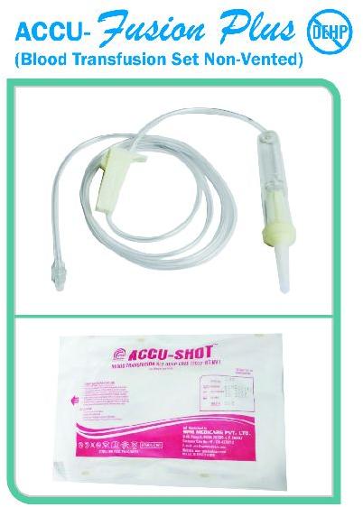 Round Plastic Plus Blood Transfusion Set, for Clinical Use, Capacity : 10-20ml