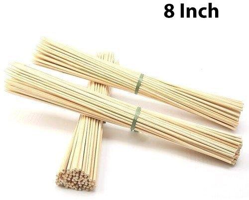 8 Inch Agarbatti Bamboo Sticks, Color : Brown