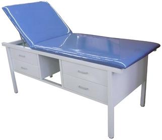 Rectangular Polished Stainless Steel Hospital Examination Table, Size : Standard