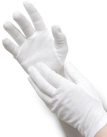 Rubber White Sterile Gloves, for Hospital, Size : Standard