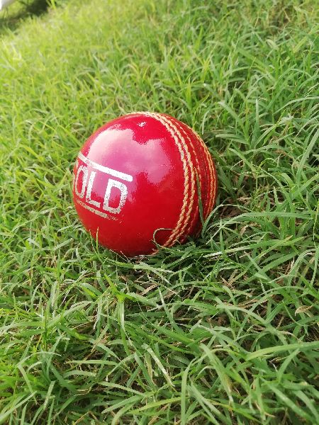 B.D Gold Leather cricket ball, Size : Standard