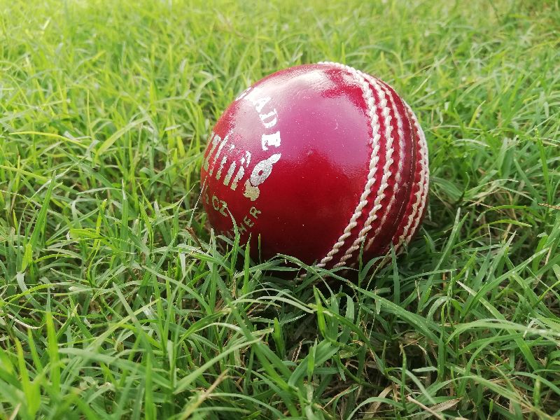 Sizzling leather cricket ball