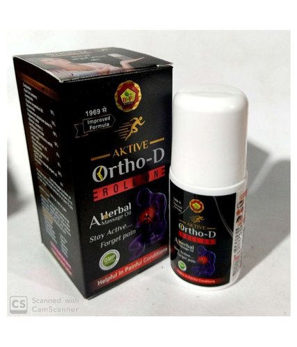 Ortho D Roll On (BHPI), for Pain Relief Oil, Grade Standard : Medicine Grade