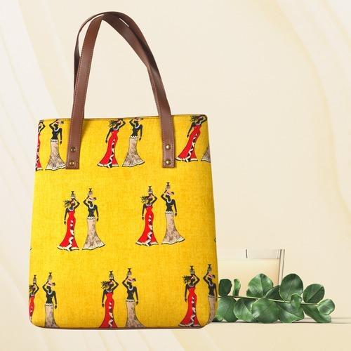 Printed Cotton College Tote Bag, Feature : Durable