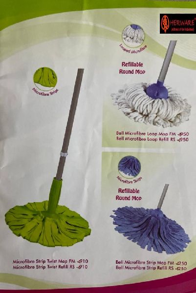 round fibre mop