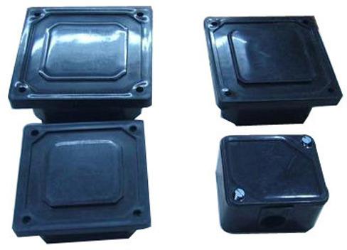 Rectengular Plastic Switch Box, Color : Black